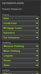 Mobile Screenshot of cyrosure.com