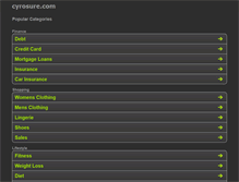 Tablet Screenshot of cyrosure.com